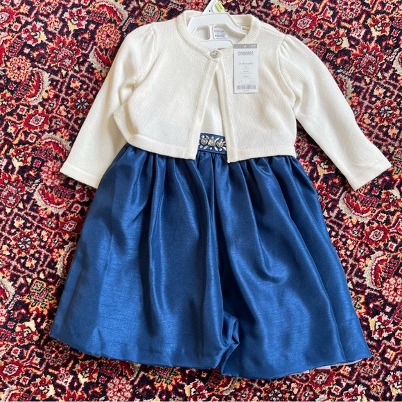 NWT 2 Piece Dress & Sweater Set - Picture 1 of 4